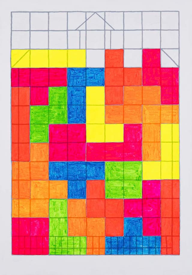 Fluorescence Tetris House